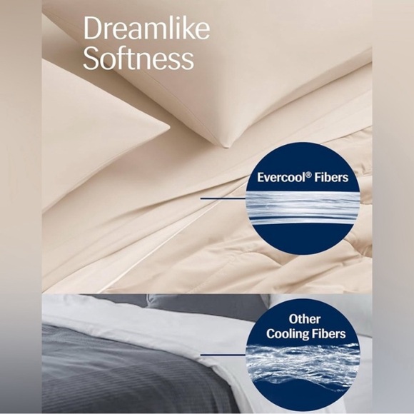 Rest Evercool® Cooling Comforter ivory King - Picture 6 of 8